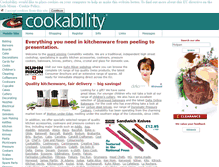 Tablet Screenshot of cookability.biz